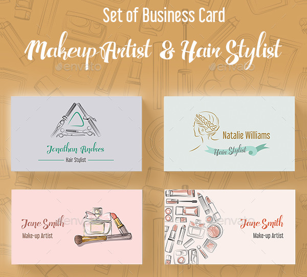 Makeup Artist Business Card - 25+ Free & Premium Designs Download