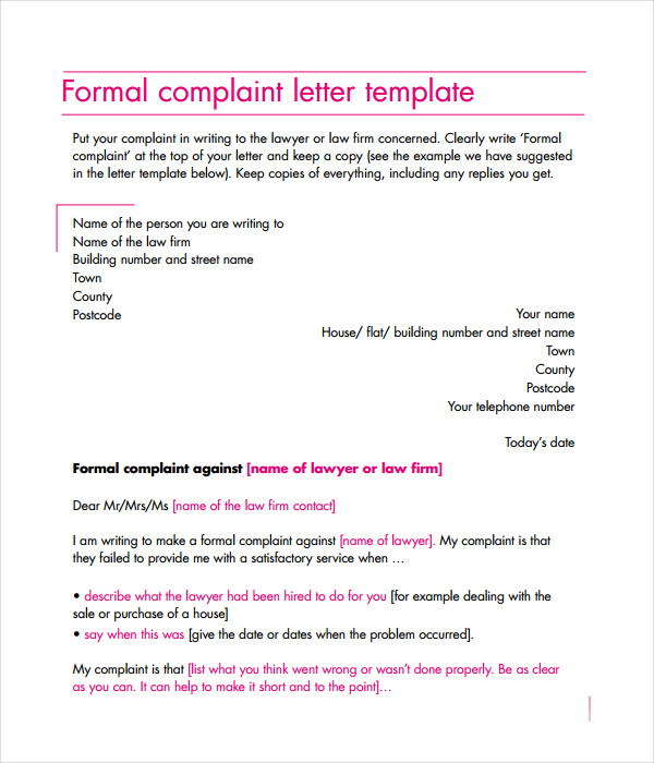 17+ Letter Templates - Free Word, PDF Documents Download
