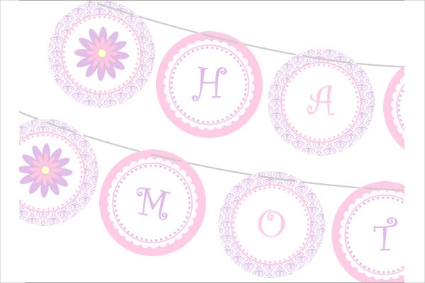 Mothers Day Printable Banner Template