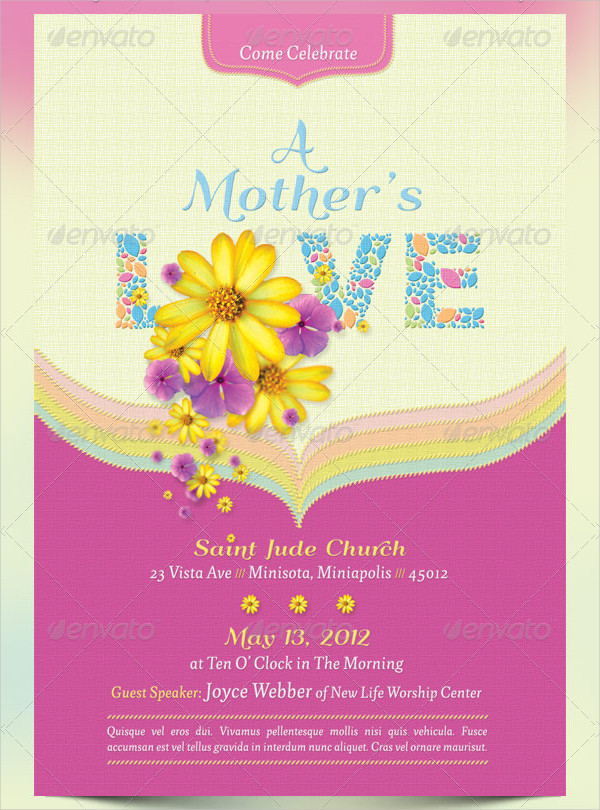 25+ Mother's Day Flyer Templates - Free PSD, AI, EPS ...