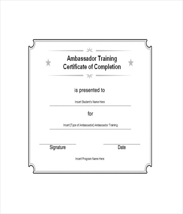 15+ Certificate Templates - Free Word, PDF Documents Download