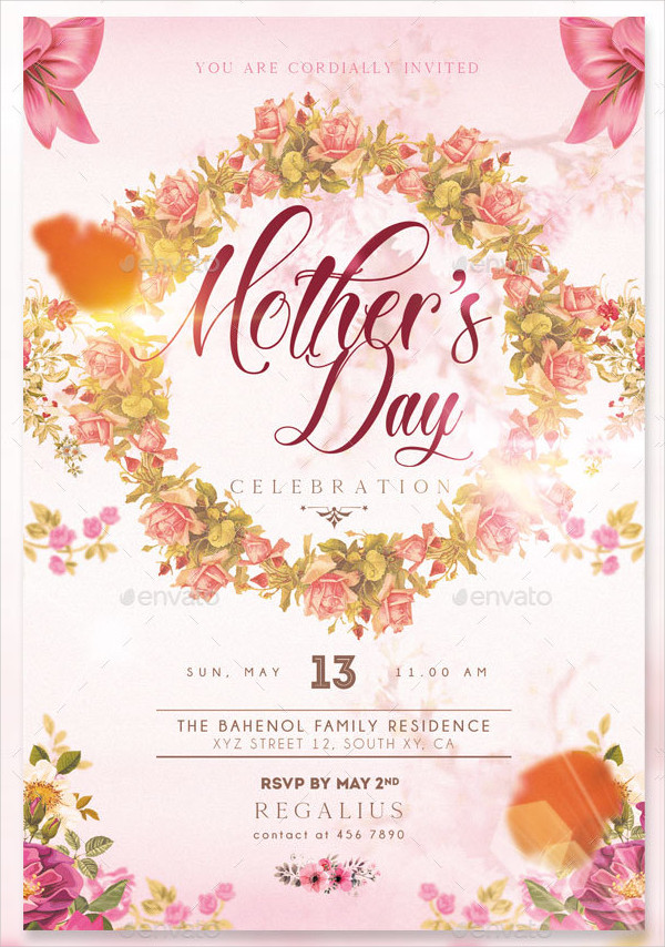 17 Mother s Day Invitation Templates Free Premium Download