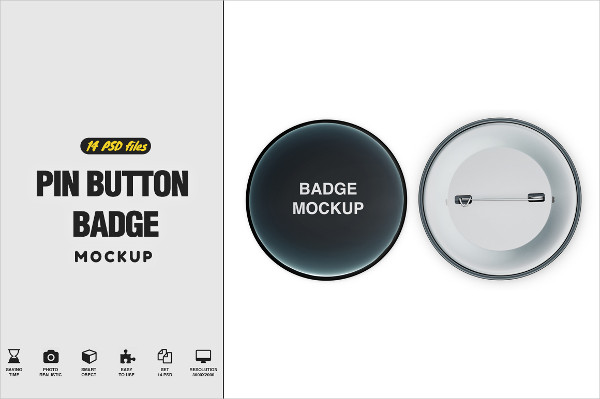 Download Pin Button Badge Mockup Templates - 21+ Free & Premium Download