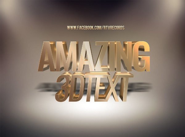 photoshop 3d text effects psd files free download