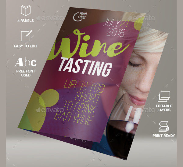 microsoft word wine tour brochure free template